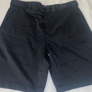 Men’s Snake Eyes Stripped Golf shorts All Black Size 38